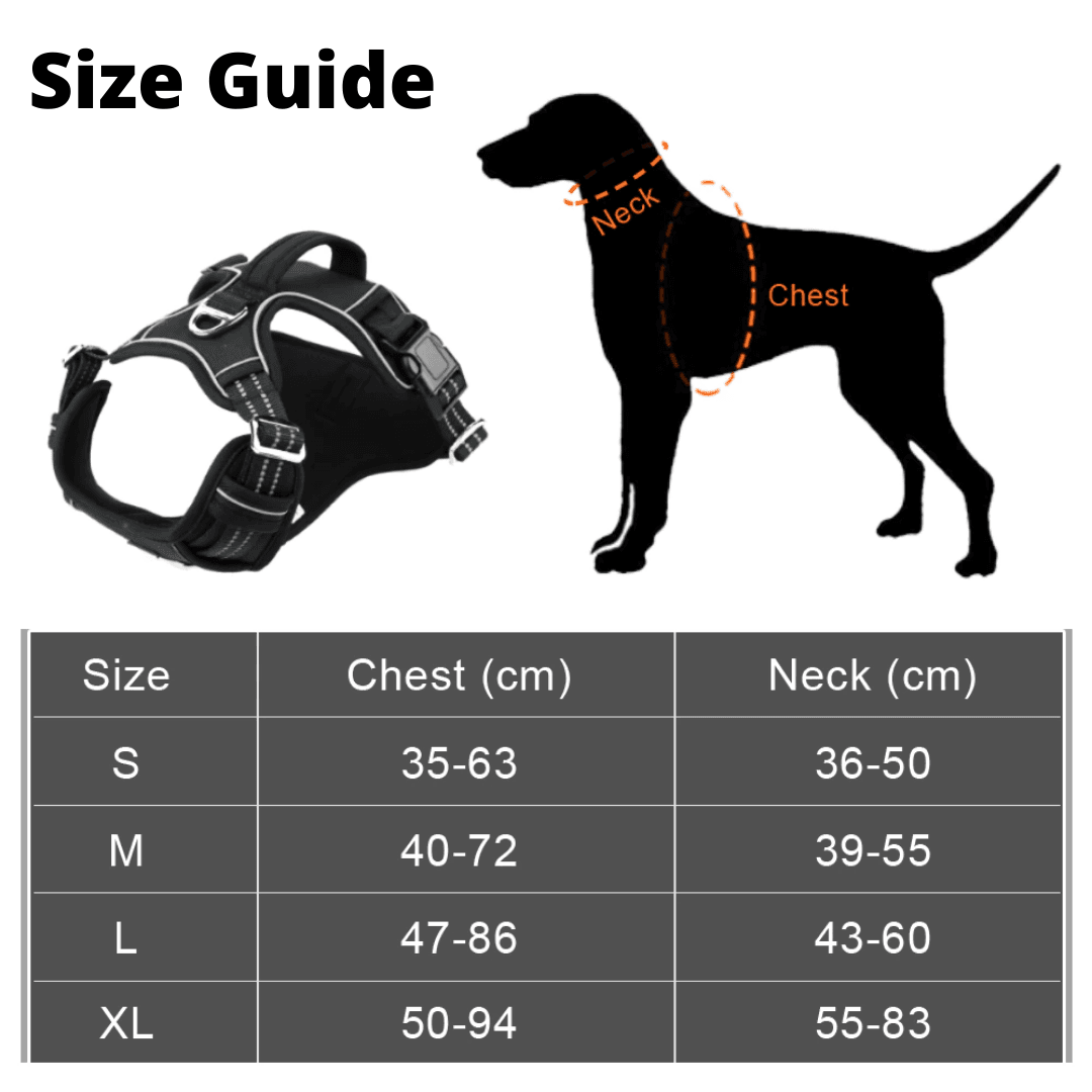 Premium Dog Harness Vest - Waggy Tails