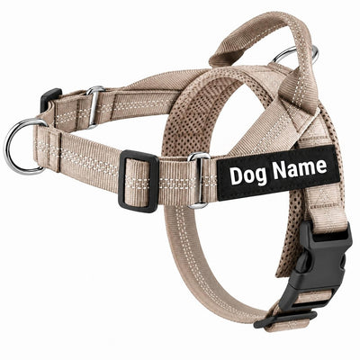 Personalised Lightweight Dog Harness with Name Patch