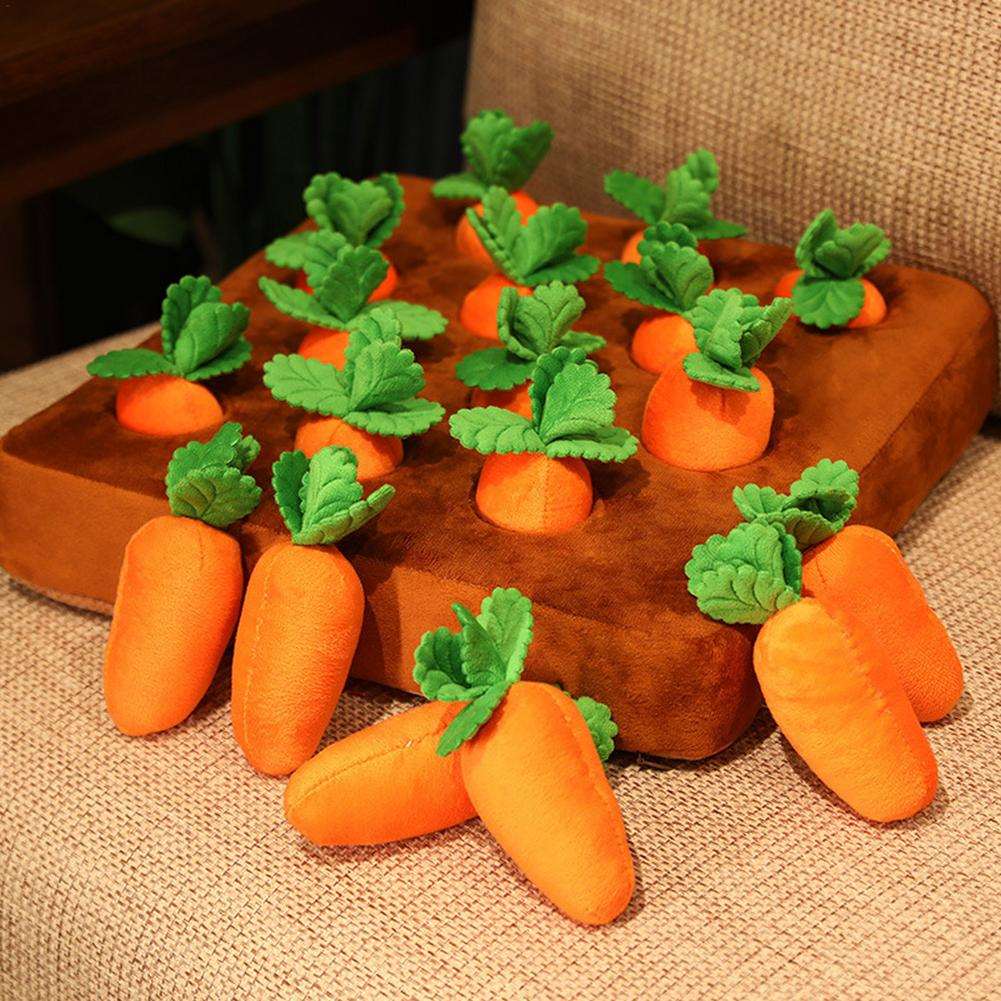 Carrot Field Pet Plushie Toy