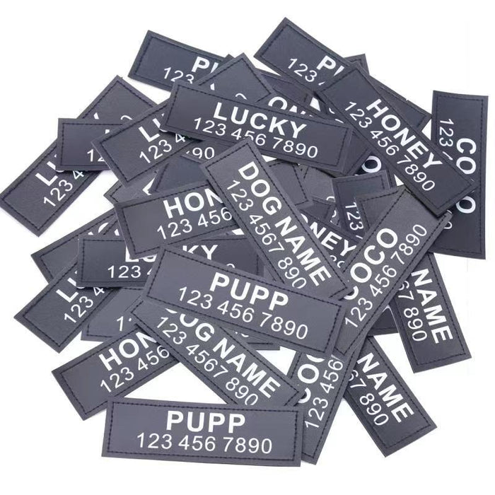Custom Harness Name Tag - Waggy Tails